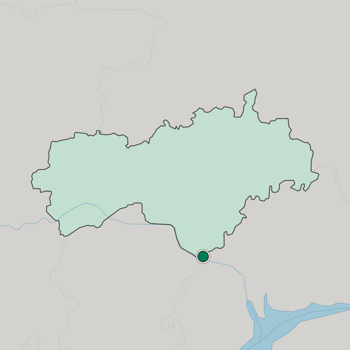 Map showing Volzhsk — In Respublika Mariy-El