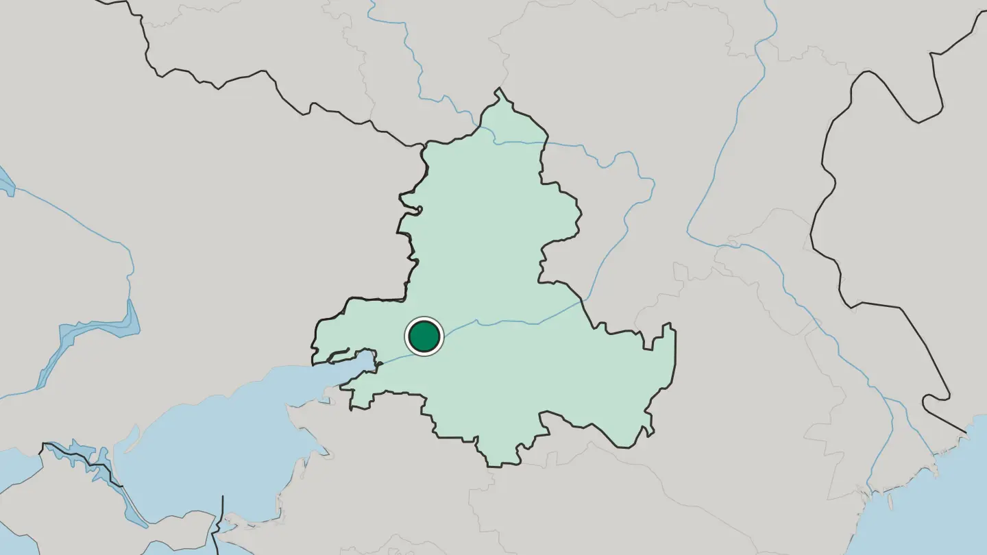 Map of Novocherkassk in Russia