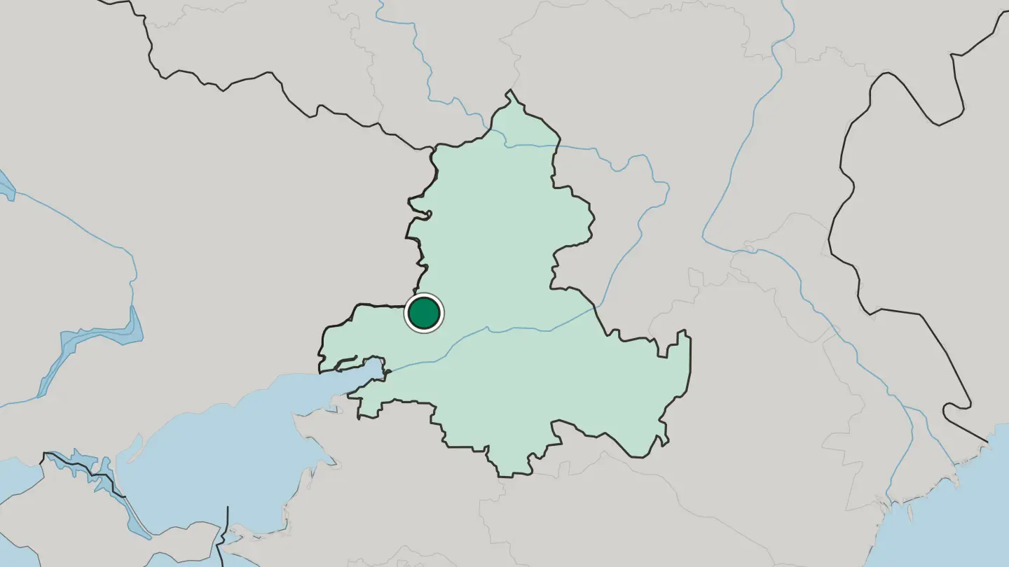 Map of Novoshakhtinsk in Russia