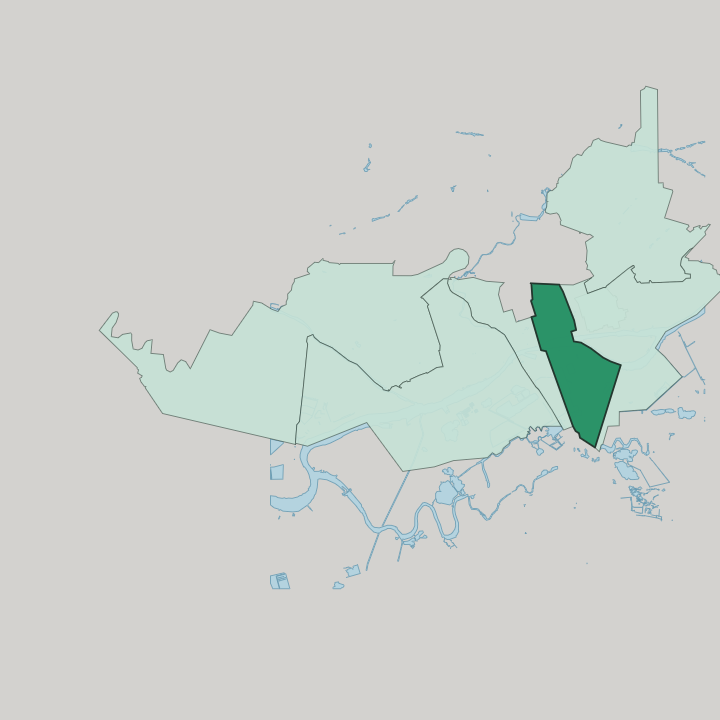 Map showing Kirovsky District — In Rostov-on-Don