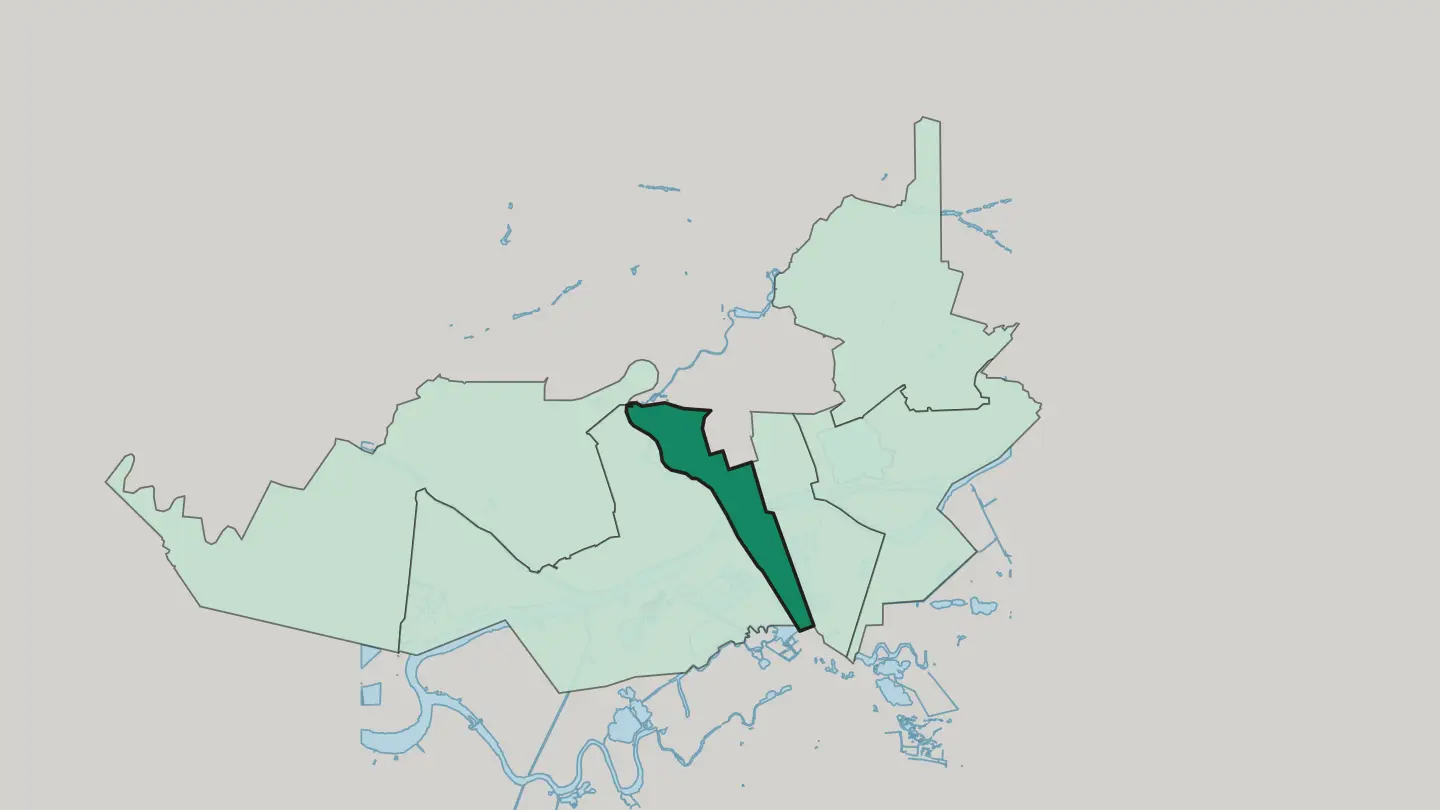 Map of Leninskyi Raion in Rostov-on-Don