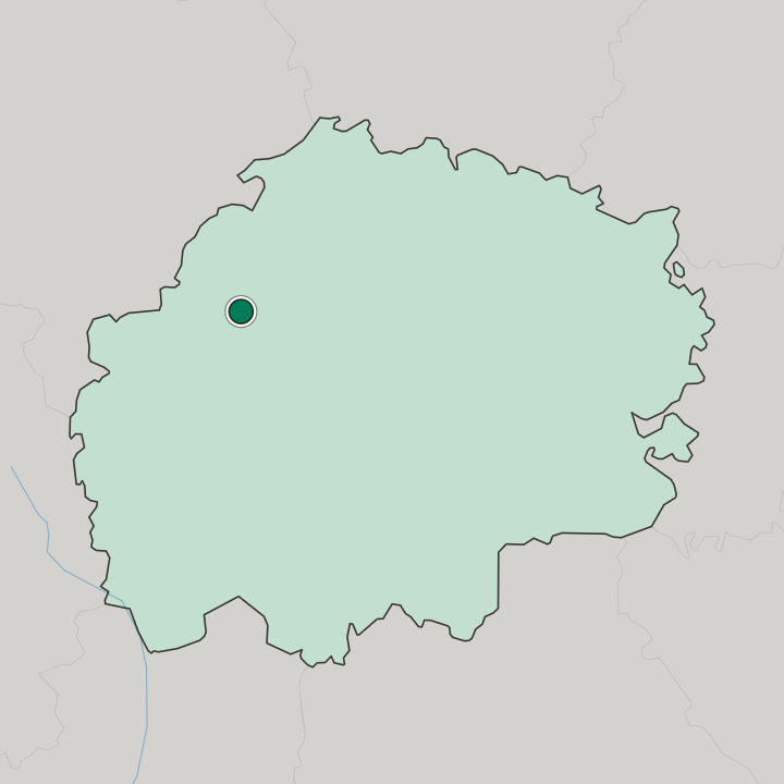 Map showing Ryazan’ — In Ryazan Oblast