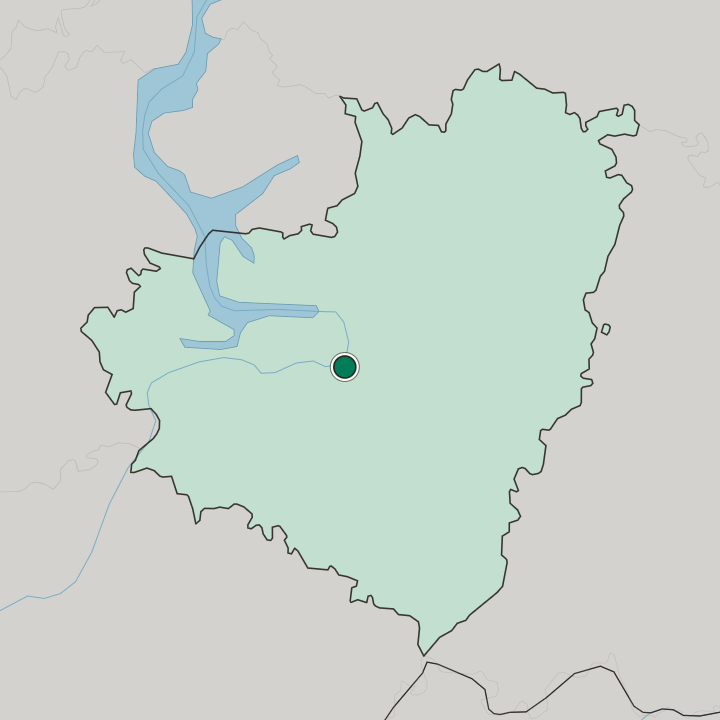 Map showing Samara — In Samara Oblast
