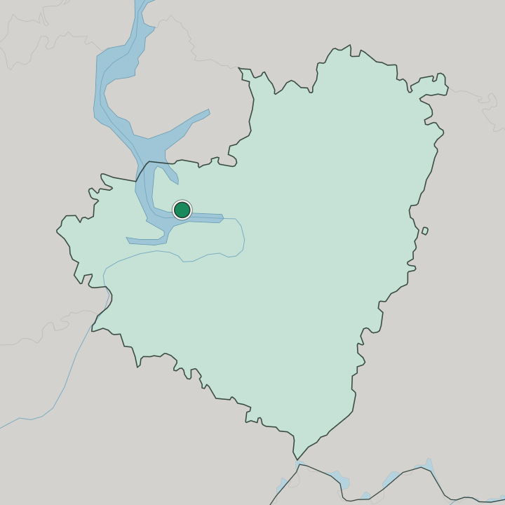 Map showing Tolyatti — In Samara Oblast