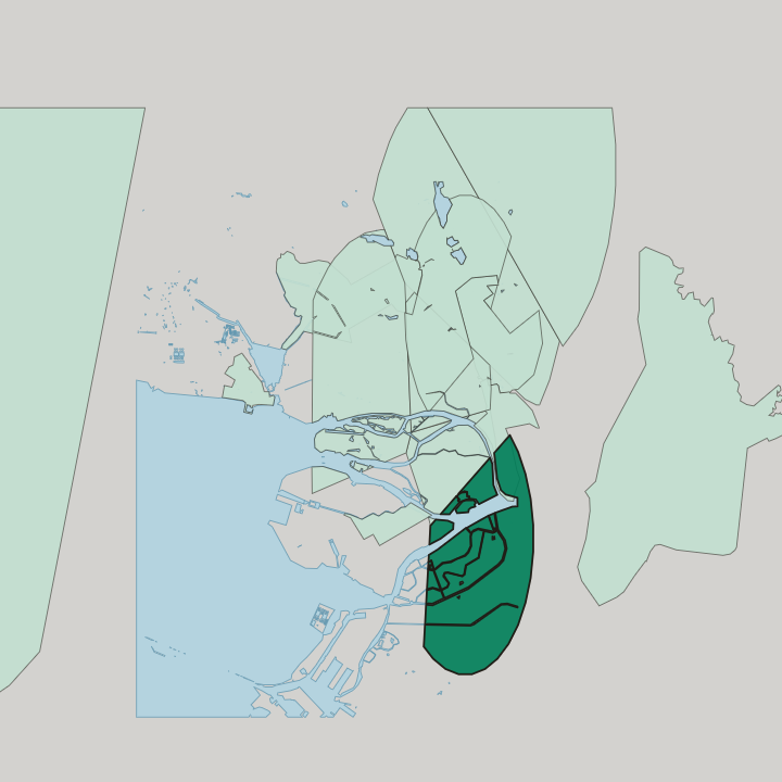 Map showing Centralniy — In Saint Petersburg