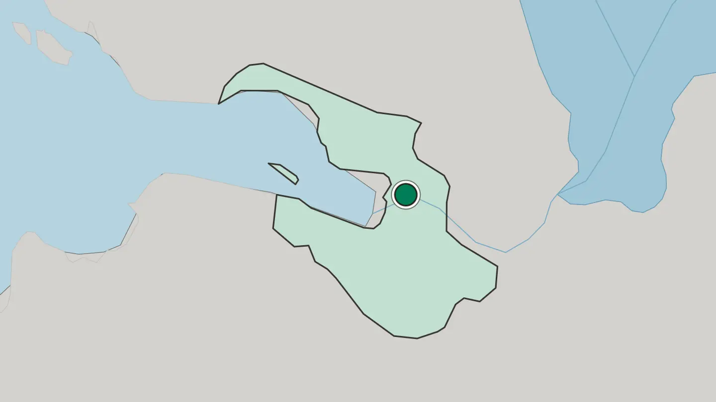 Map of Saint Petersburg in Russia