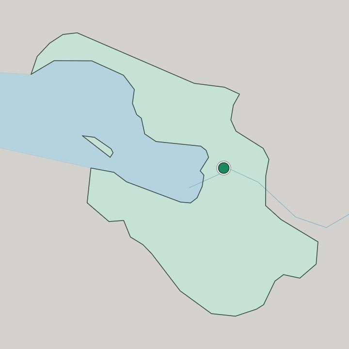 Map showing Saint Petersburg — In Sankt-Peterburg