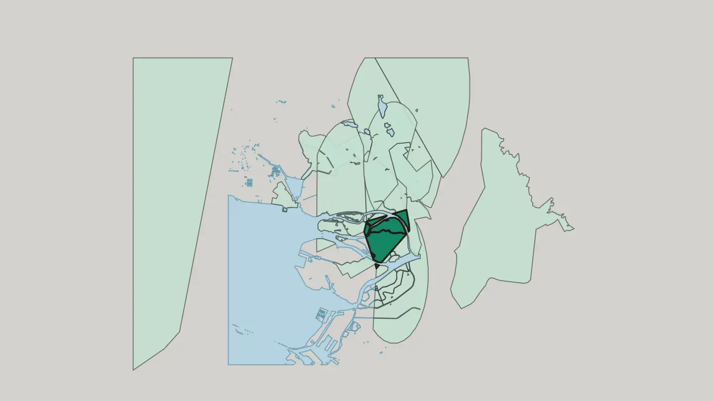 Map of Petrogradka in Saint Petersburg