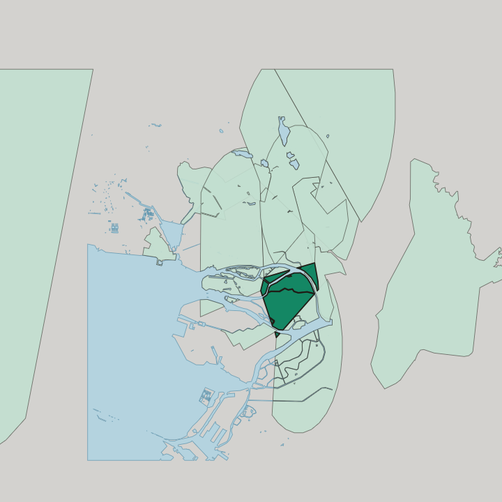Map showing Petrogradka — In Saint Petersburg