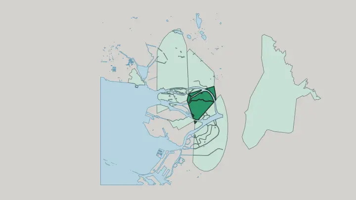 Map of Petrogradka in Saint Petersburg