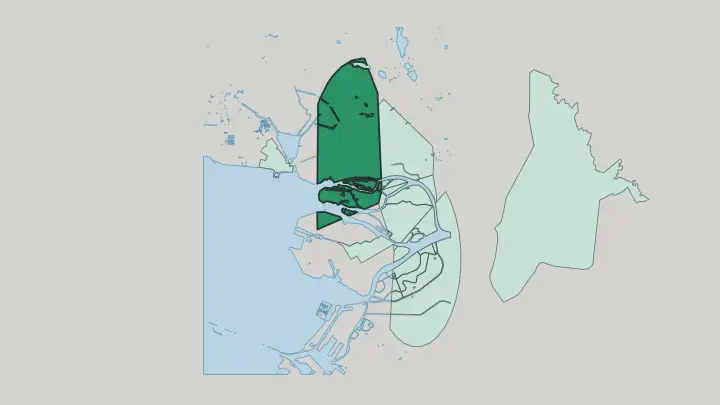 Map of Staraya Derevnya in Saint Petersburg