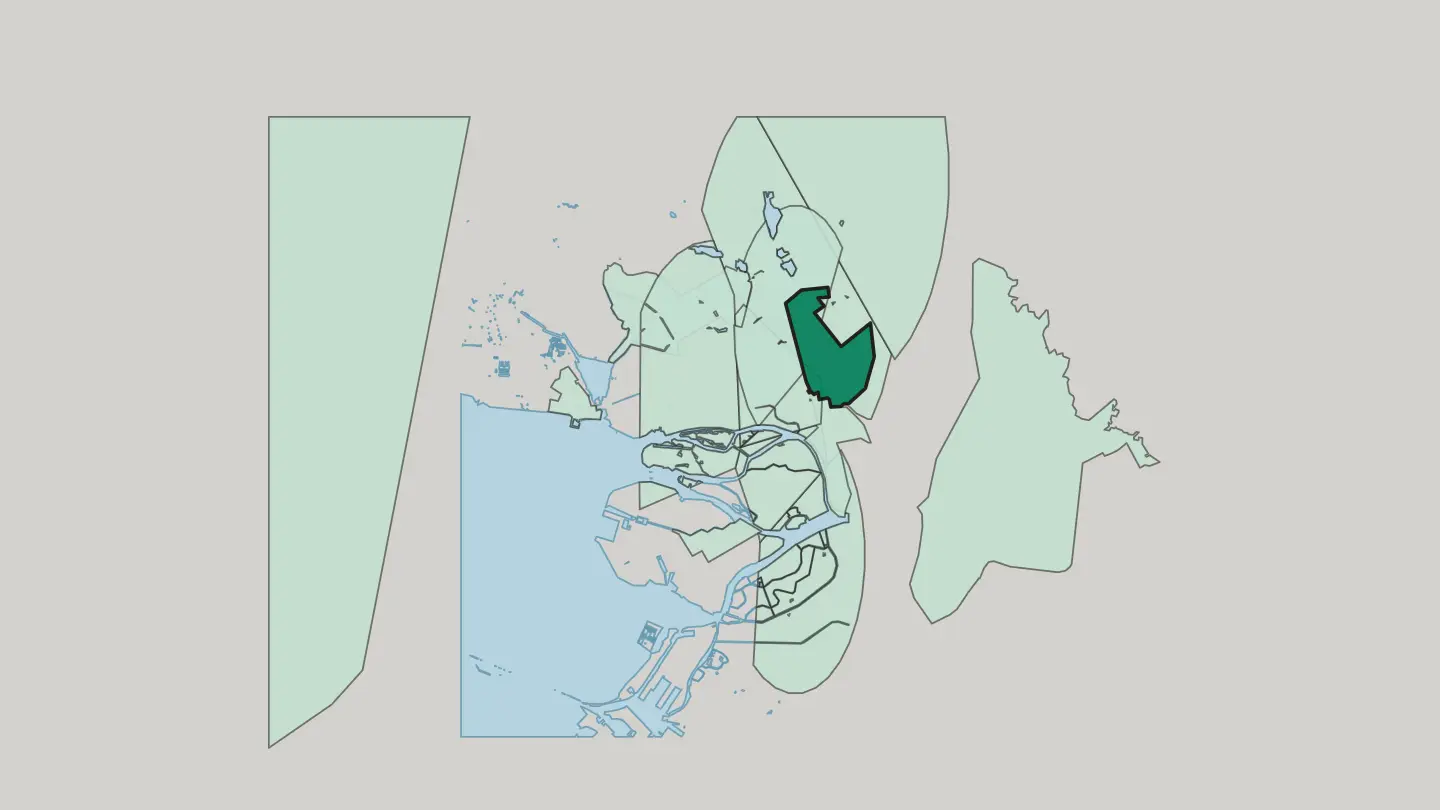 Map of Svetlanovskiy in Saint Petersburg