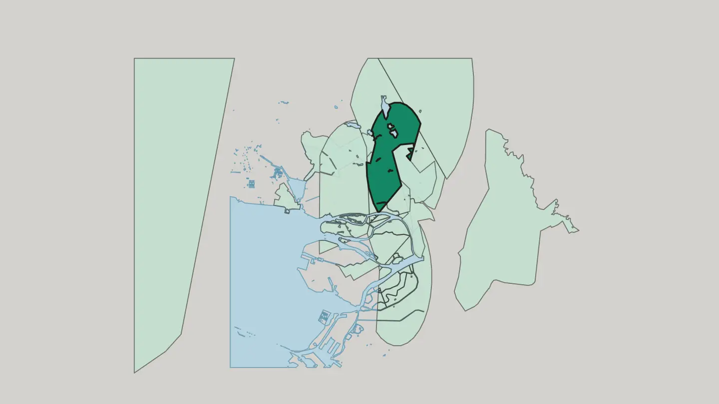 Map of Udel’naya in Saint Petersburg