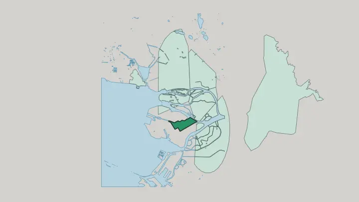 Map of Vasyl'evsky Ostrov in Saint Petersburg