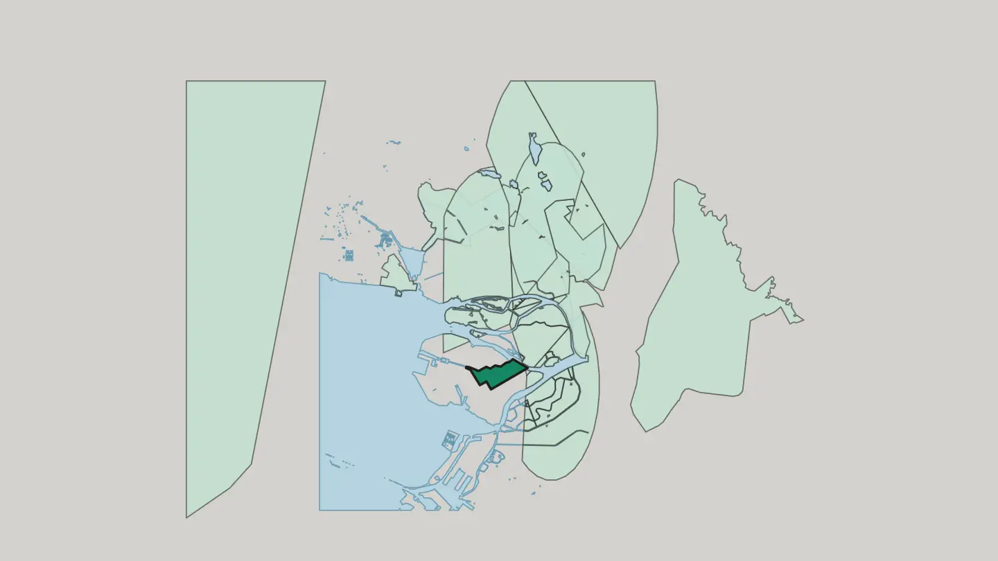 Map of Vasyl'evsky Ostrov in Saint Petersburg