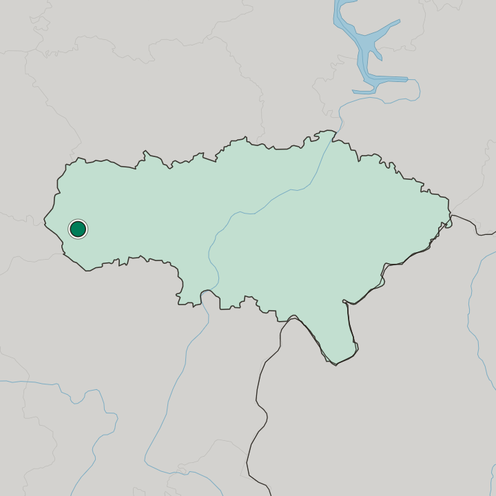 Map showing Balashov — In Saratovskaya Oblast
