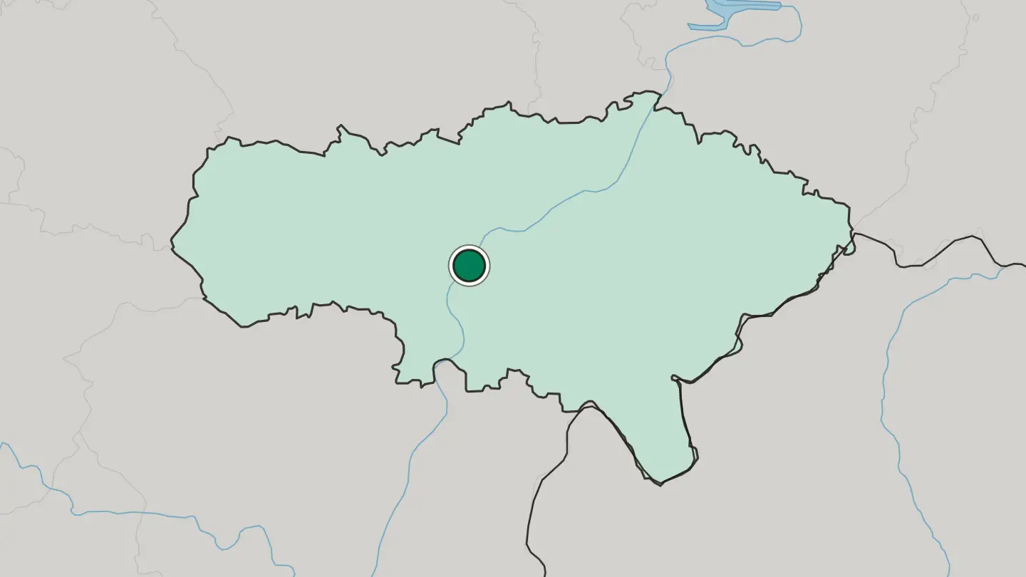 Map of Engels in Russia