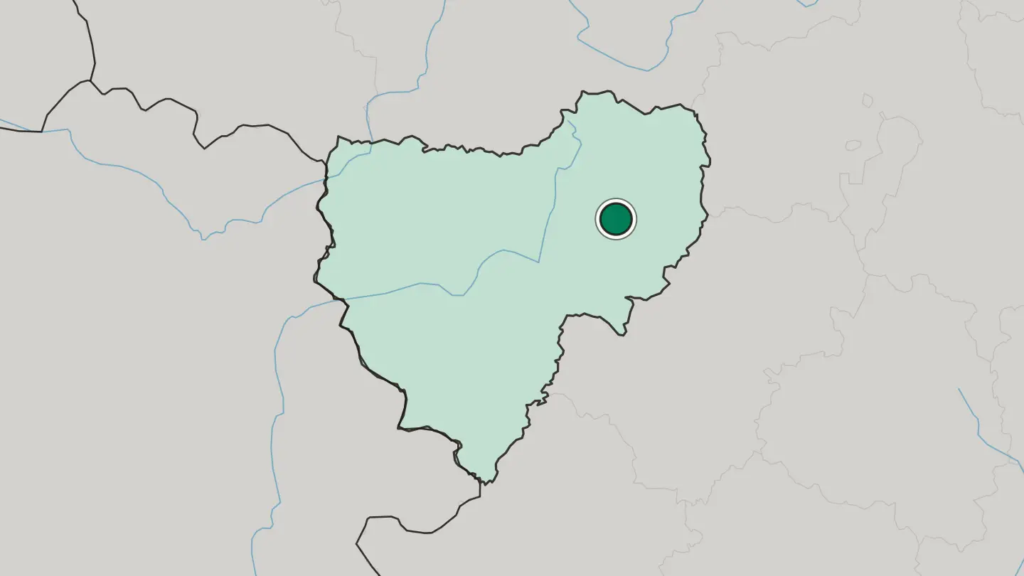 Map of Vyaz’ma in Russia