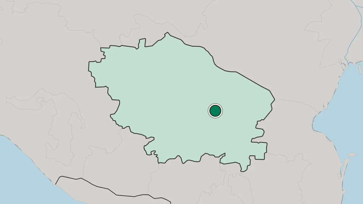 Map of Budyonnovsk in Russia