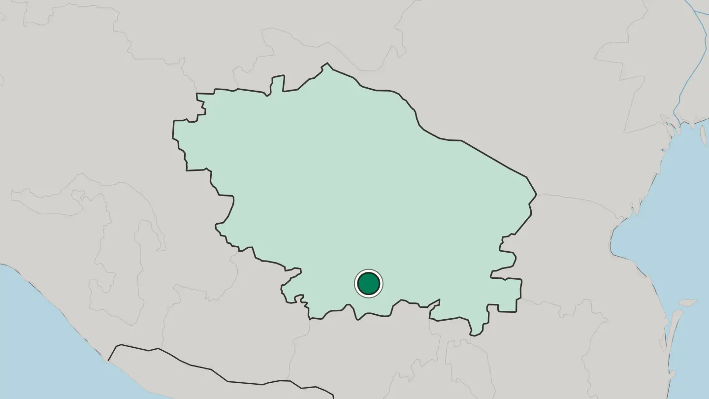 Map of Georgiyevsk in Russia