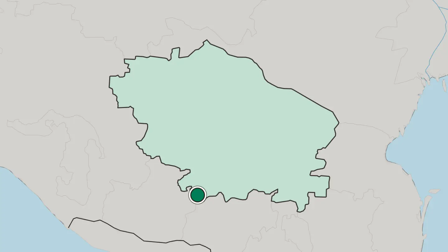 Map of Kislovodsk in Russia