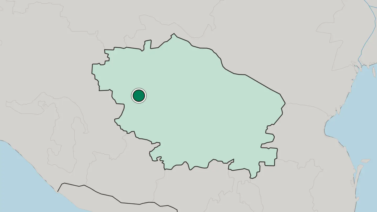 Map of Mikhaylovsk in Russia