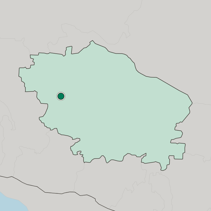 Map showing Mikhaylovsk — In Stavropol Kray
