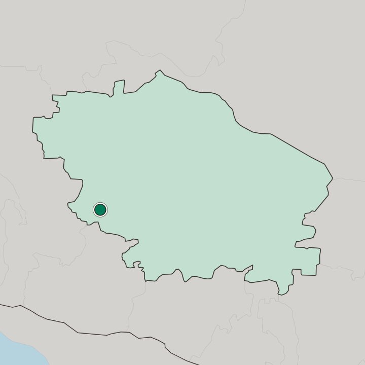 Map showing Nevinnomyssk — In Stavropol Kray