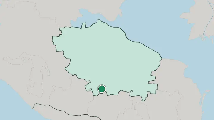 Map of Pyatigorsk in Russia