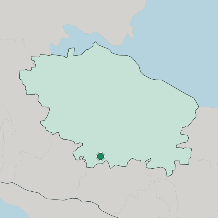 Map showing Pyatigorsk — In Stavropol Kray