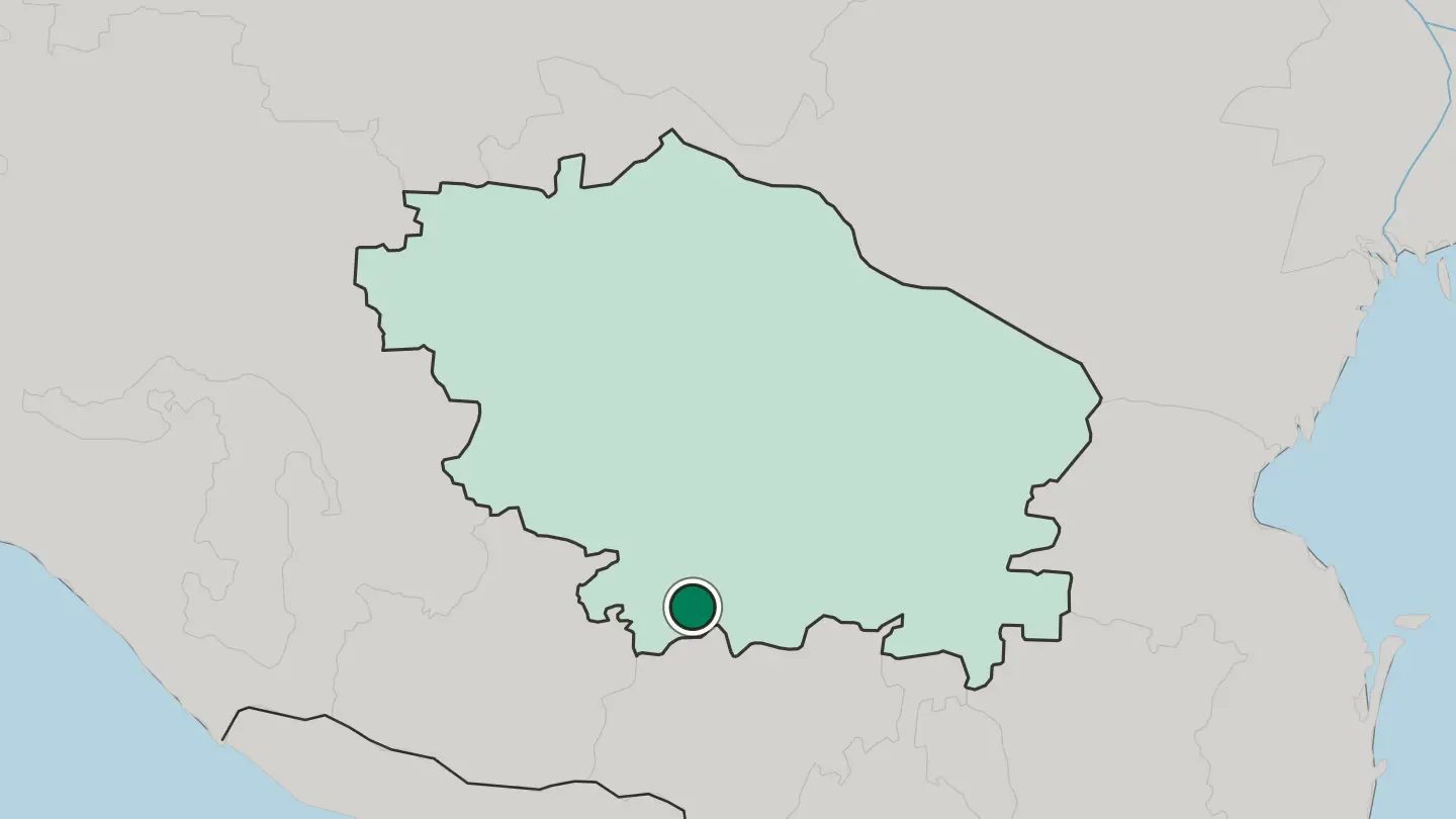 Map of Pyatigorsk in Russia