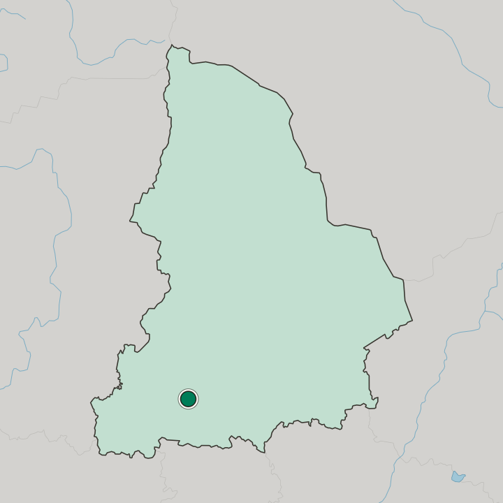 Map showing Pervouralsk — In Sverdlovsk Oblast