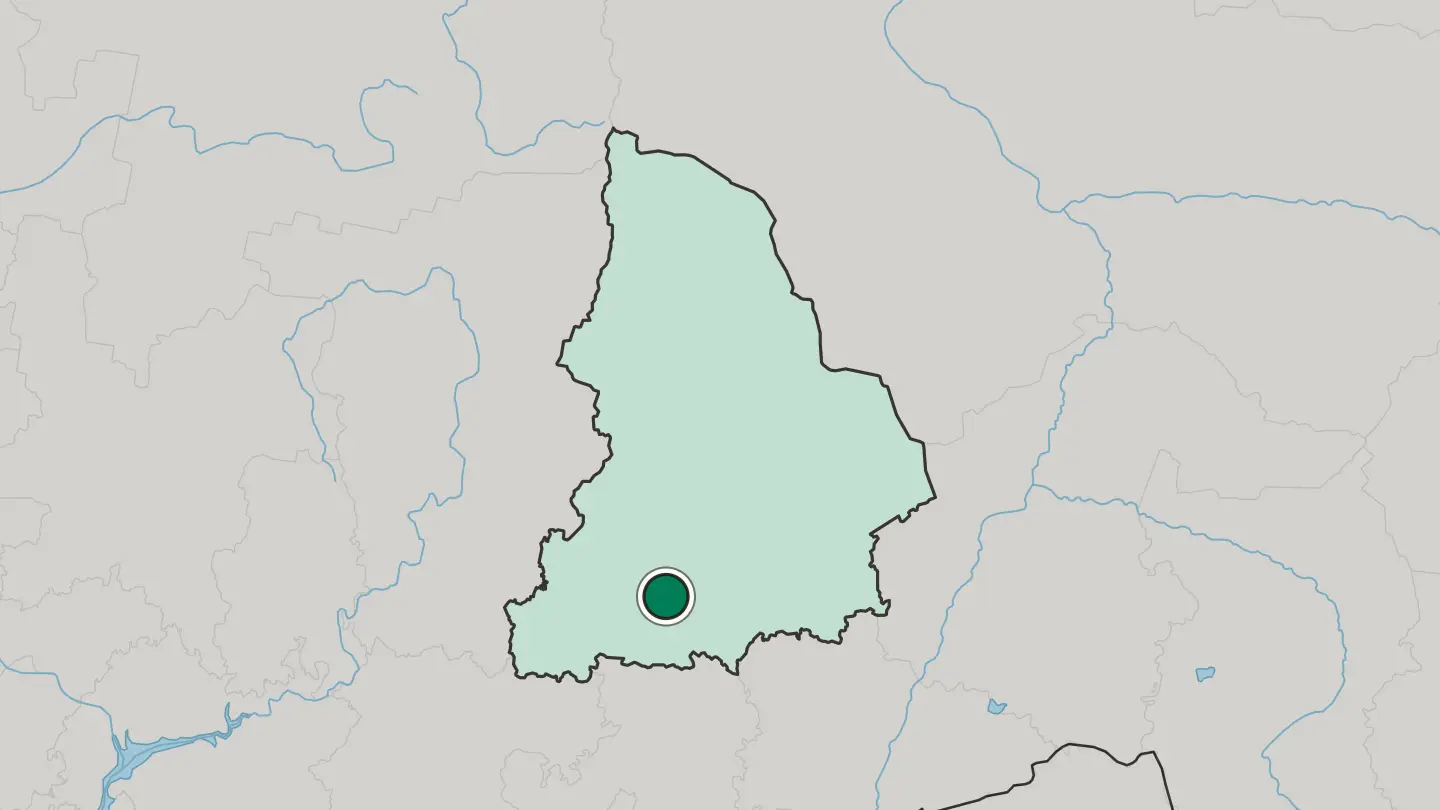 Map of Verkhnyaya Pyshma in Russia