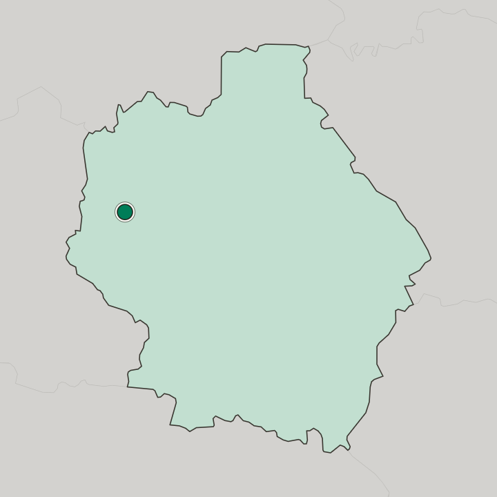 Map showing Michurinsk — In Tambov Oblast