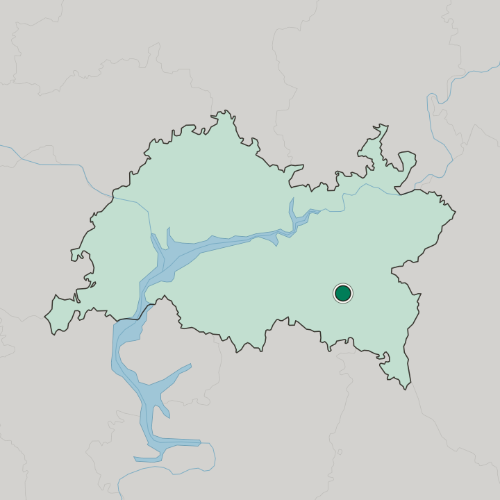 Map showing Al’met’yevsk — In Tatarstan