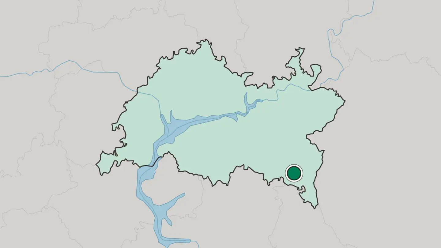 Map of Bugulma in Russia