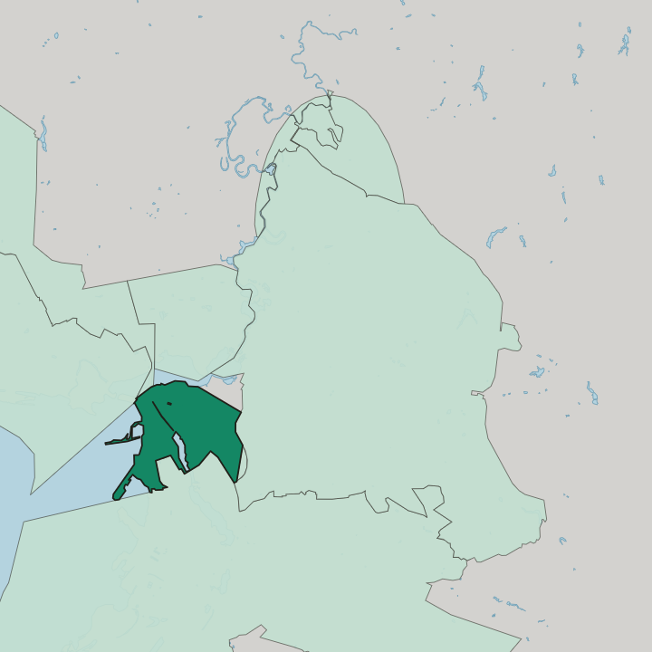 Map showing İske Bistä — In Kazan