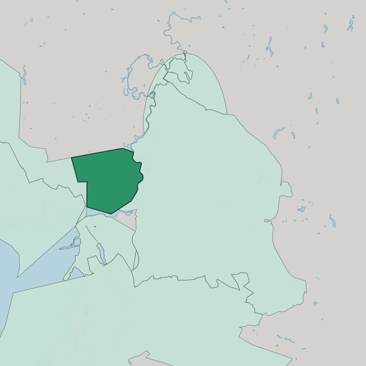 Map showing Yaña Sawin City District — In Kazan