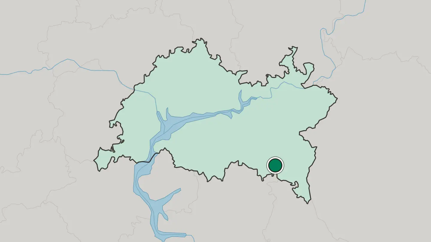 Map of Leninogorsk in Russia