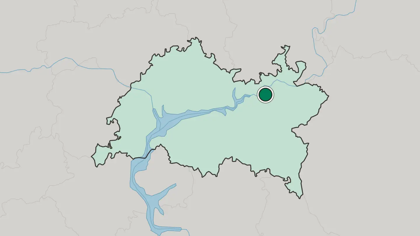 Map of Naberezhnyye Chelny in Russia