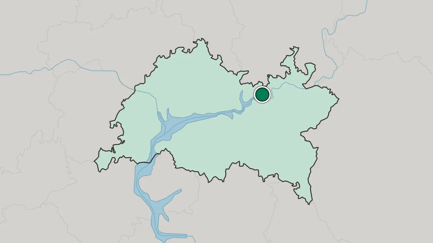 Map of Yelabuga in Russia