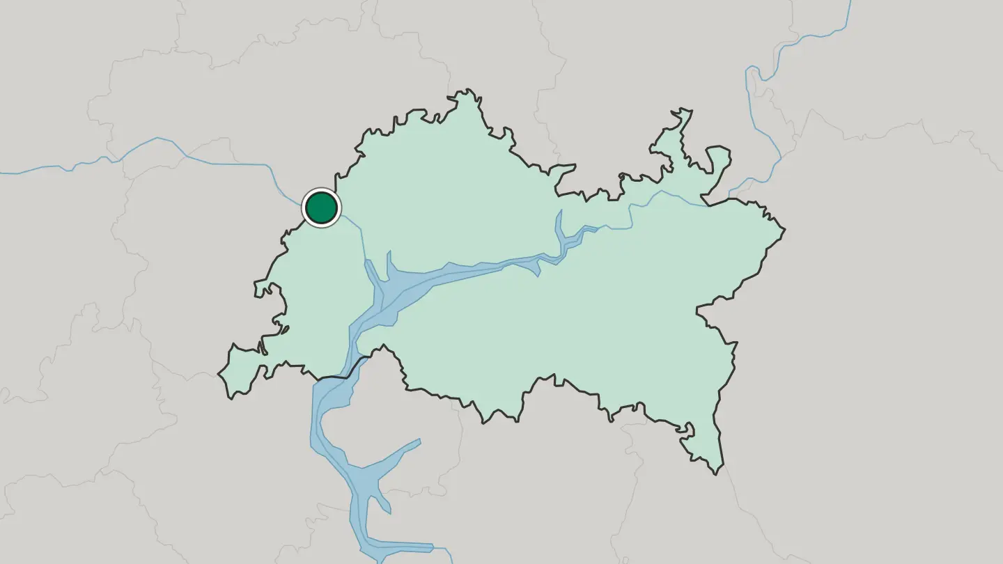 Map of Zelenodolsk in Russia