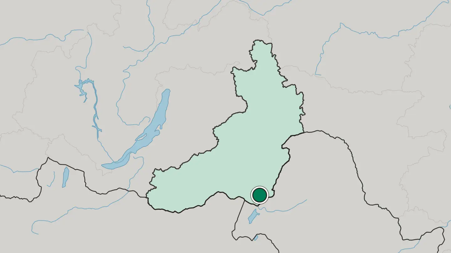 Map of Krasnokamensk in Russia