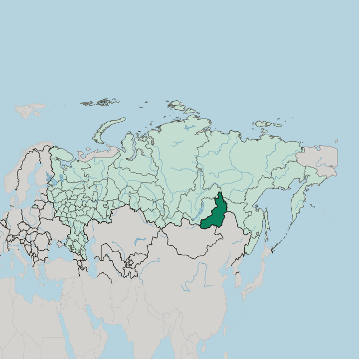 Map showing Transbaikal Territory — In Russia