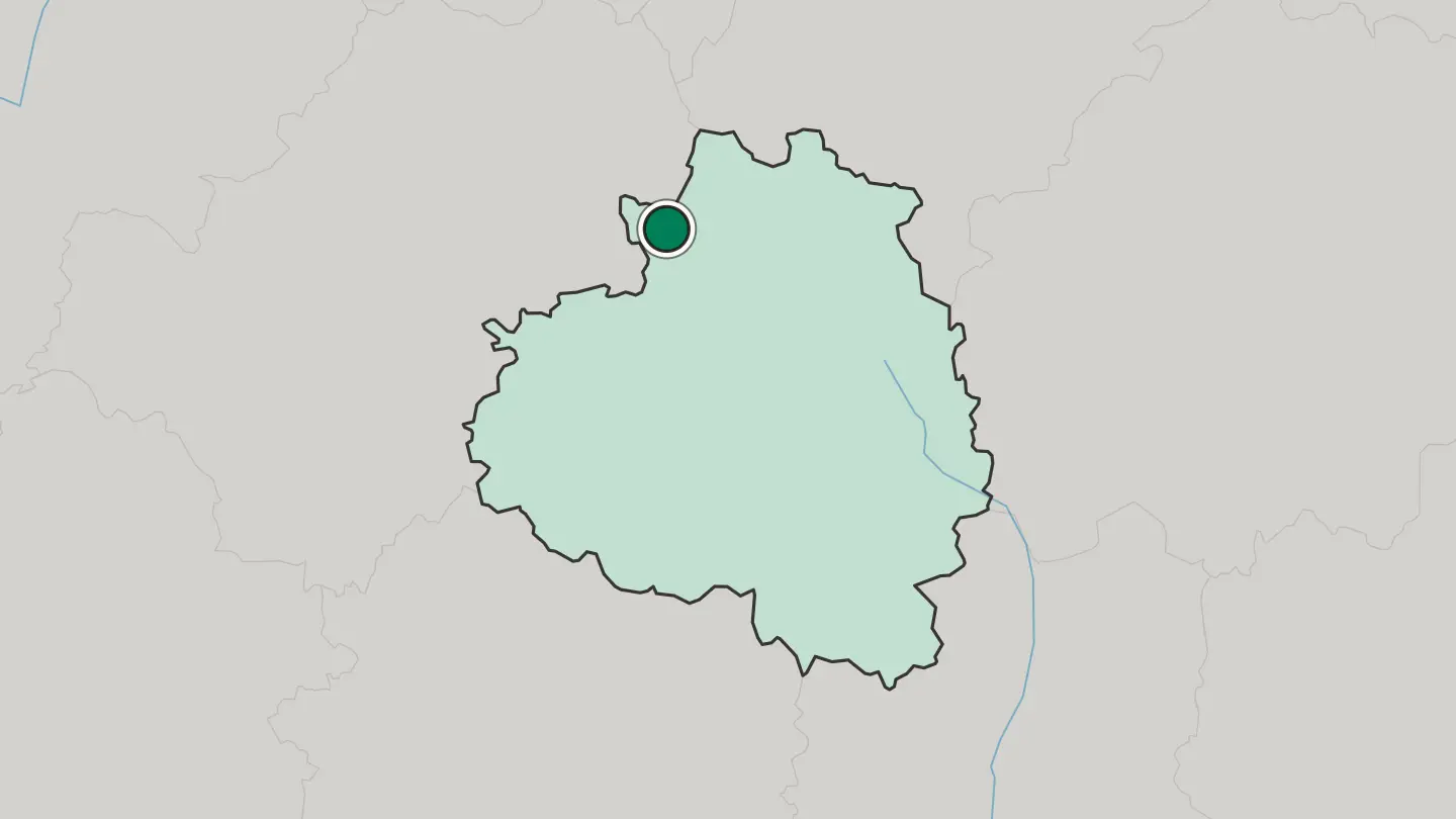Map of Aleksin in Russia
