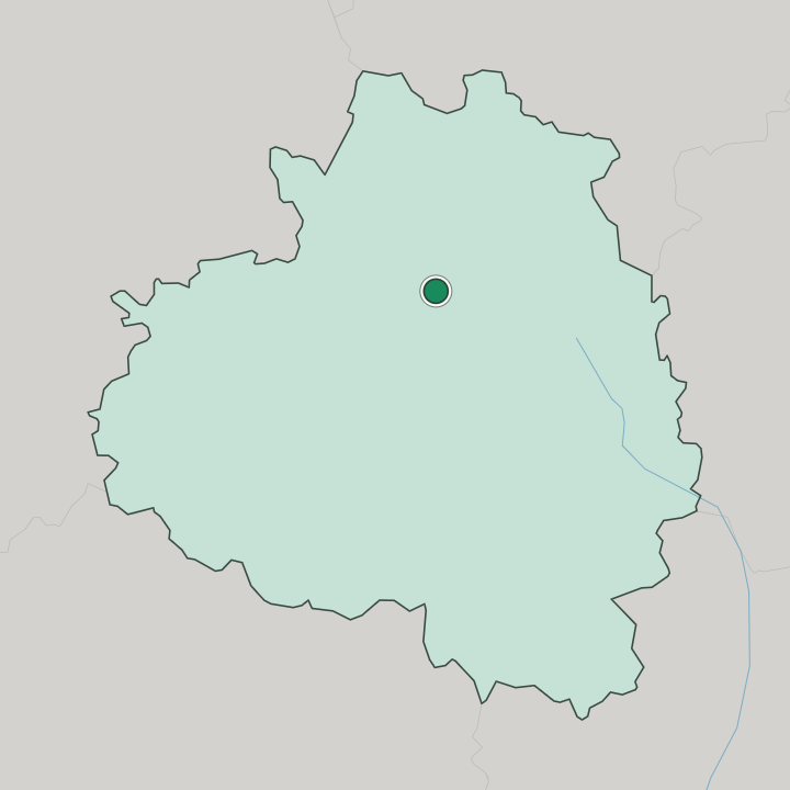 Map showing Tula — In Tula Oblast