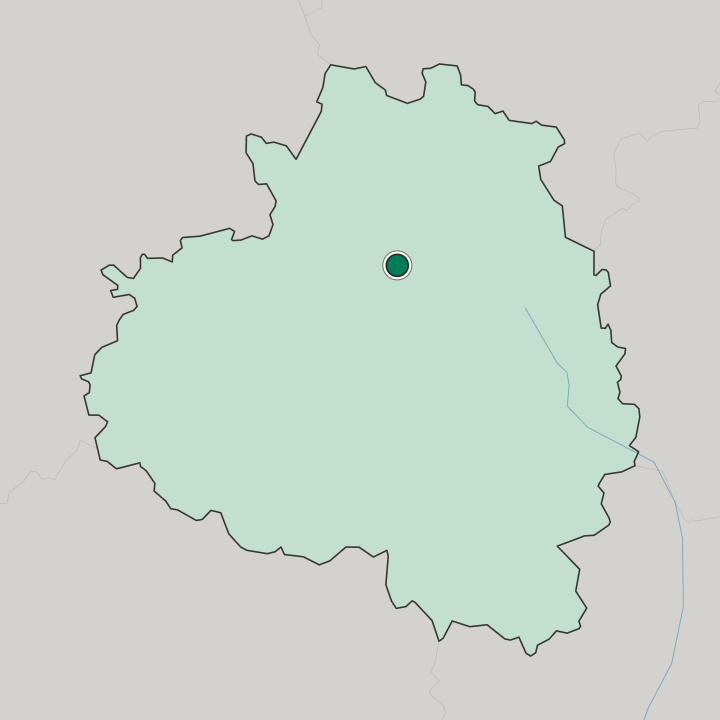 Map showing Tula — In Tula Oblast