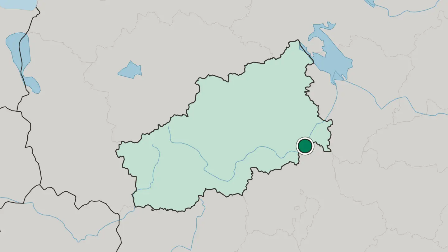 Map of Kimry in Russia