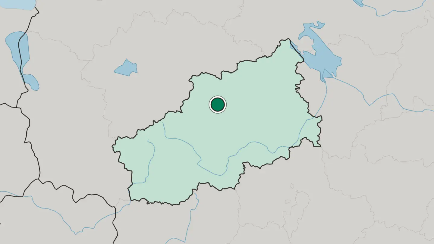 Map of Vyshniy Volochëk in Russia
