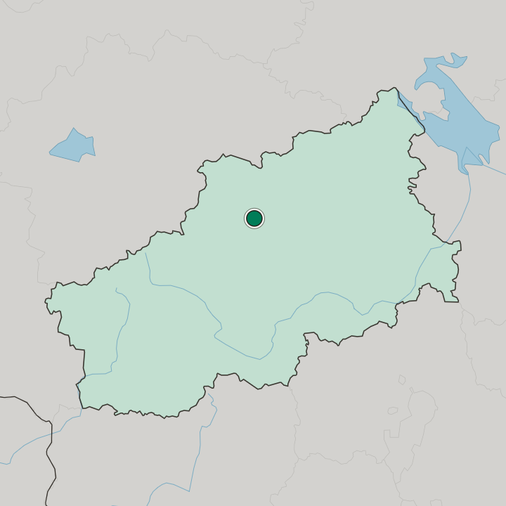 Map showing Vyshniy Volochëk — In Tver Oblast